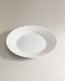 Zara Home тарелка пирожковая из костяного фарфора, цвет белый, 15.2 см — фото 5