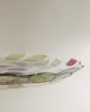 Zara Home тарелка десертная из стекла, цвет бордовый, 21 см — фото 5