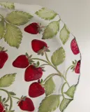 Zara Home тарелка десертная из стекла, цвет бордовый, 21 см — фото 6