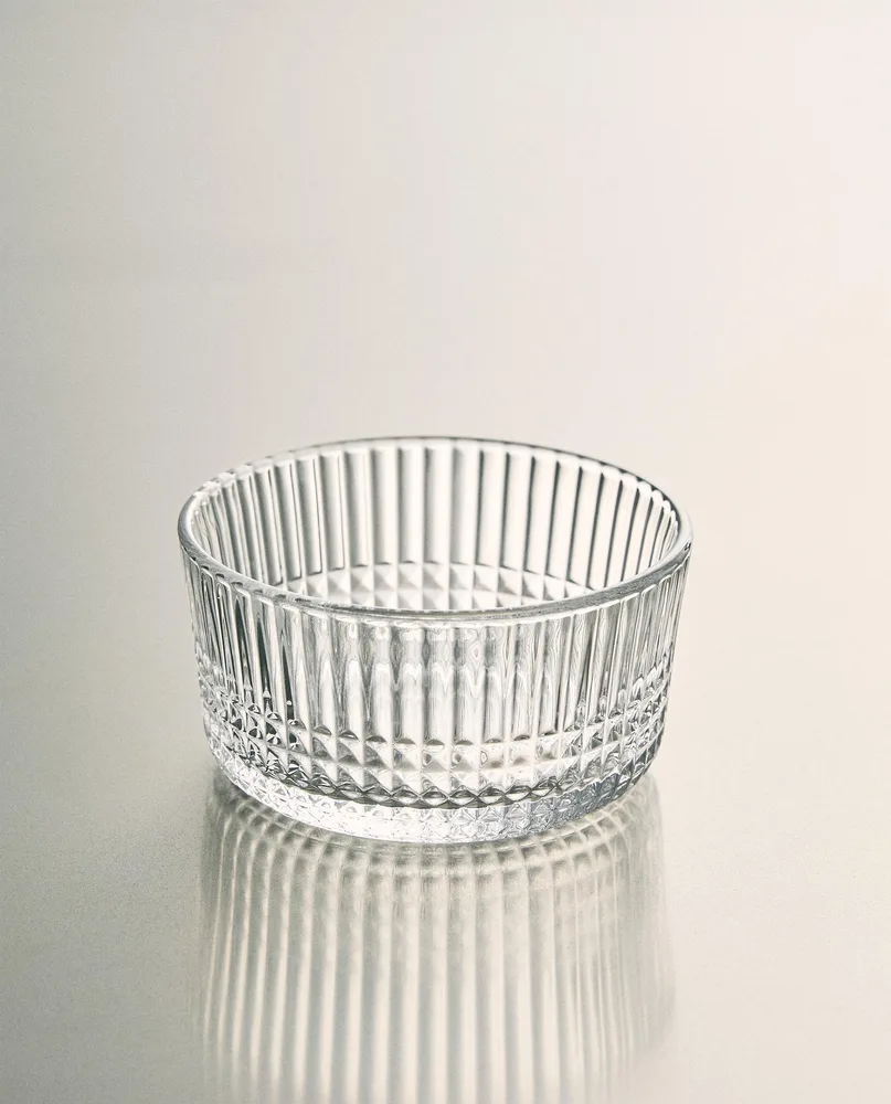 Zara Home миска из стекла, цвет прозрачный, 10.5 см