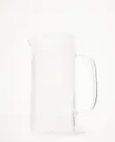 Zara Home кувшин из боросиликатного стекла, цвет прозрачный, 22 см — фото 6