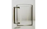 Zara Home чашка из боросиликатного стекла, цвет прозрачный, 12 см — фото 2