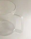 Zara Home чашка из боросиликатного стекла, цвет прозрачный, 12 см — фото 7