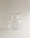 Zara Home сахарница из боросиликатного стекла, цвет прозрачный, 12 см — фото 6