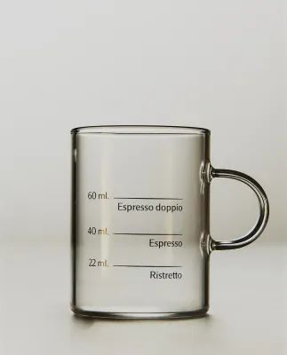 Zara Home чашка из боросиликатного стекла, цвет прозрачный, 6.5 см