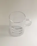 Zara Home чашка из боросиликатного стекла, цвет прозрачный, 6.5 см — фото 2