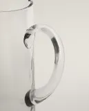 Zara Home кувшин из стекла, цвет прозрачный, 19.5 см — фото 3