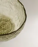 Zara Home миска из стекла, цвет зелёный, 13.3 см — фото 4
