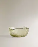 Zara Home миска из стекла, цвет зелёный, 13.3 см — фото 7
