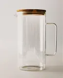 Zara Home кувшин из боросиликатного стекла, цвет прозрачный, 20 см — фото 1