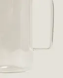 Zara Home кувшин из боросиликатного стекла, цвет прозрачный, 20 см — фото 2