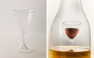 Zara Home бокал из боросиликатного стекла, цвет прозрачный, 16.3 см