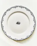 Zara Home тарелка обеденная из фаянса, цвет синий, 27 см — фото 1