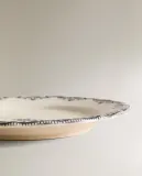 Zara Home тарелка десертная из фаянса, цвет синий, 21.5 см · 8267/202 — фото 2