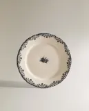 Zara Home тарелка десертная из фаянса, цвет синий, 21.5 см · 8267/202 — фото 6