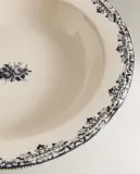 Zara Home тарелка глубокая из фаянса, цвет синий, 23 см · 8267/201 — фото 4