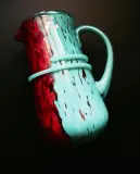 Zara Home кувшин из стекла, цвет бирюзовый, 25.8 см — фото 7
