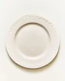 Zara Home тарелка десертная из фаянса, цвет кремовый, 23.2 см — фото 1