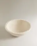 Zara Home миска из фаянса, цвет кремовый, 17 см — фото 2