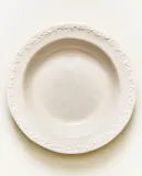 Zara Home тарелка глубокая из фаянса, цвет кремовый, 23.8 см — фото 1