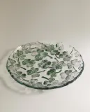 Zara Home тарелка пирожковая из стекла, цвет зелёный, 15 см — фото 5