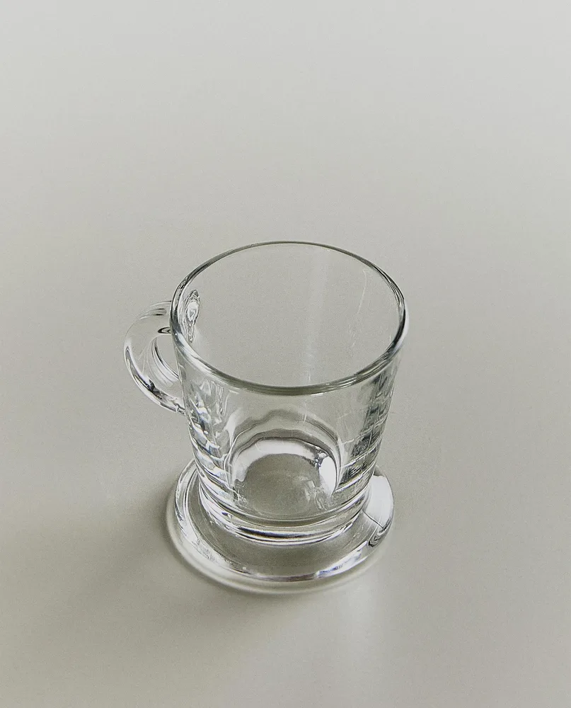 Zara Home чашка из стекла, цвет прозрачный, 6.5 см