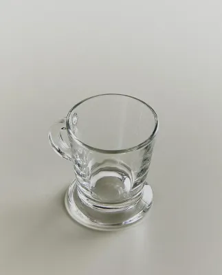 Zara Home чашка из стекла, цвет прозрачный, 6.5 см