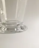 Zara Home чашка из стекла, цвет прозрачный, 6.5 см — фото 4