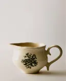 Zara Home кувшин из фаянса, цвет тёмно-зелёный, 13 см — фото 1