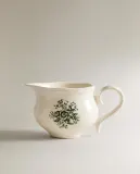 Zara Home кувшин из фаянса, цвет тёмно-зелёный, 13 см — фото 4