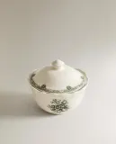 Zara Home сахарница из фаянса, цвет тёмно-зелёный, 10.5 см — фото 5