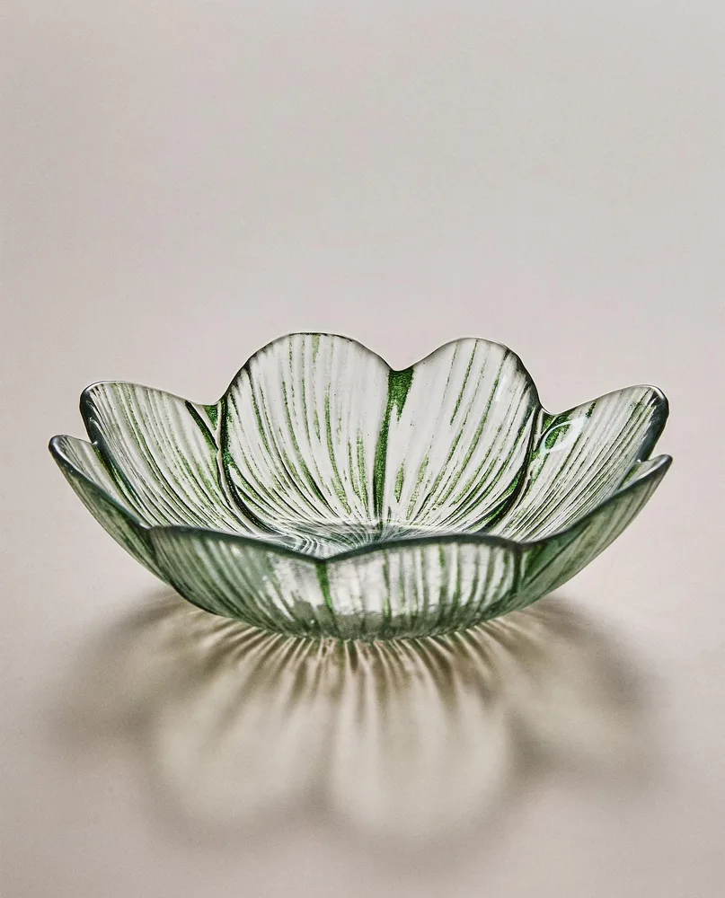 Zara Home миска из стекла, цвет зелёный, 16 см · 1281/211