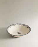 Zara Home миска из фаянса, цвет синий, 18.5 см · 8267/211 — фото 3