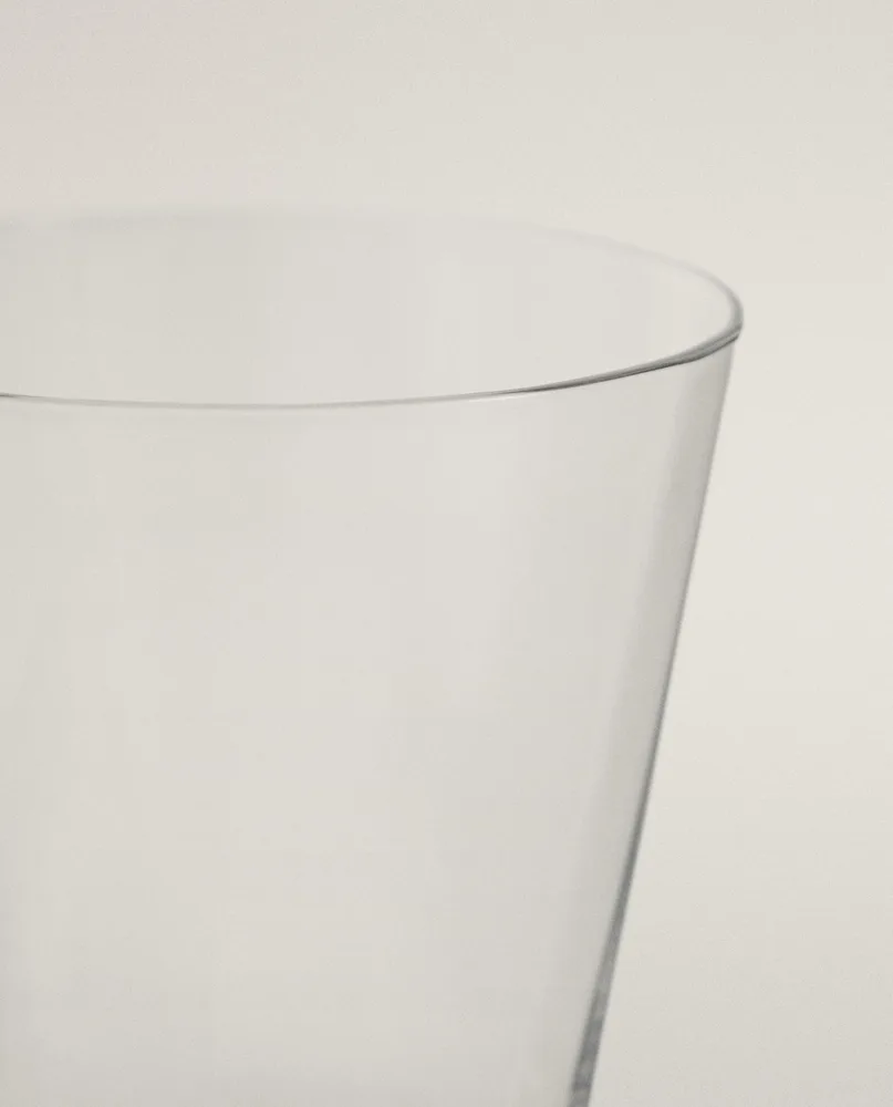 Zara Home бокал из стекла, цвет синий, 12.4 см