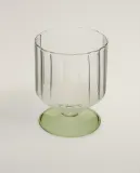 Zara Home бокал из боросиликатного стекла, цвет зелёный, 10.3 см — фото 4