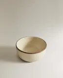 Zara Home миска из каменной керамики, цвет бежевый, 8.8 см — фото 3