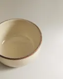 Zara Home миска из каменной керамики, цвет бежевый, 8.8 см — фото 7