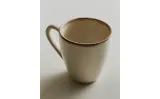 Zara Home чашка из каменной керамики, цвет бежевый, 13 см — фото 7
