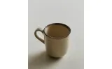 Zara Home чашка из каменной керамики, цвет бежевый, 6.6 см — фото 4