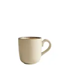 Zara Home чашка из каменной керамики, цвет бежевый, 6.6 см — фото 6