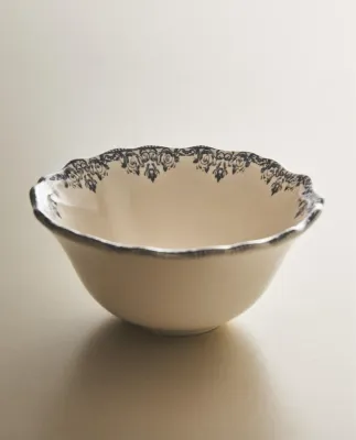 Zara Home миска из фаянса, цвет синий, 14 см · 8267/467