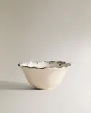 Zara Home миска из фаянса, цвет синий, 14 см · 8267/467 — фото 4