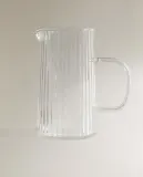 Zara Home кувшин из боросиликатного стекла, цвет прозрачный, 9.2 см — фото 5