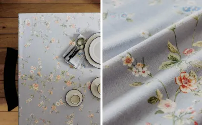 Zara Home скатерть из хлопка, цветочный мотив, 150 150 см · 6214/021