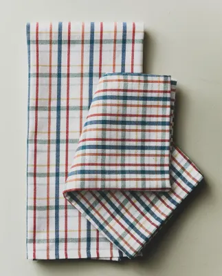 Zara Home кухонное полотенце из хлопка, узор в полоску, 70 50 см (комплект 2 шт.) · 9230/026