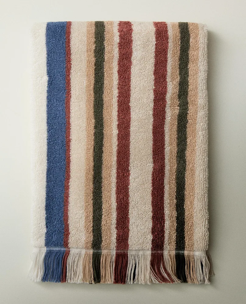 Zara Home кухонное полотенце из хлопка, узор в полоску, 70 50 см · 0253/026