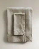 Zara Home скатерть из хлопка, ажурная отделка, 200 150 см — фото 7