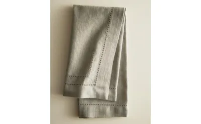 Zara Home столовая салфетка из хлопка, ажурная отделка, 45 45 см (комплект 2 шт.)