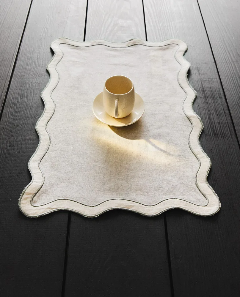 Zara Home сервировочная салфетка из смесовой ткани, 50 35 см · 7231/023