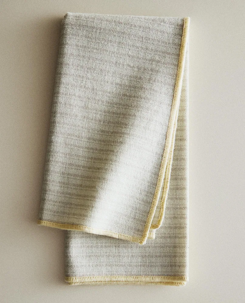 Zara Home столовая салфетка из хлопка, узор в полоску, 45 45 см (комплект 2 шт.) · 2286/022
